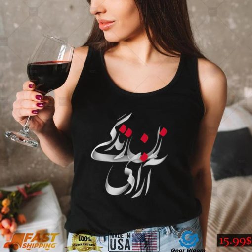 Iran Womens Zan Zendegi Azadi T Shirt Vintage