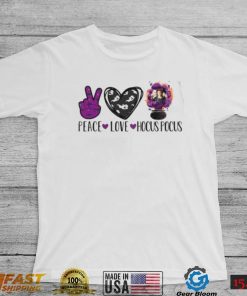 JRVgPvnF Peace Love Hocus Pocus Sweat Shirt Halloween Sanderson Sisters Gift3