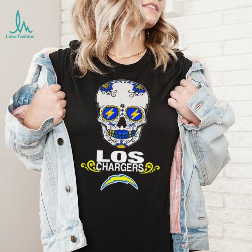 Jen Mills Sugar Skull Los Chargers shirt