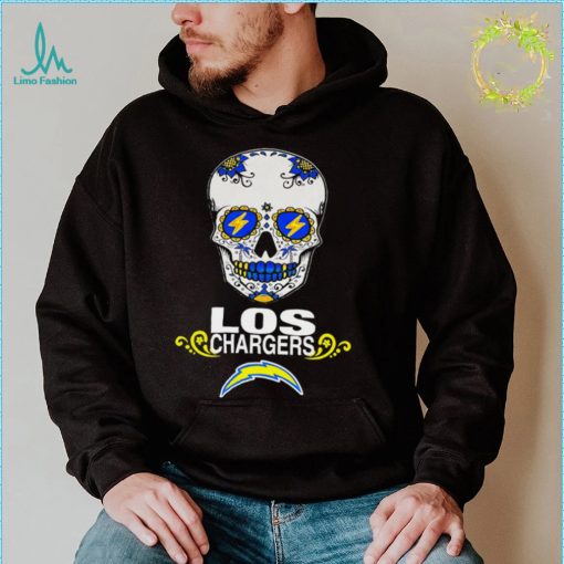 Jen Mills Sugar Skull Los Chargers shirt