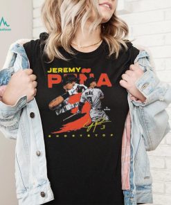 Jeremy Pena Houston Astros Double Shotstop Signature Shirt
