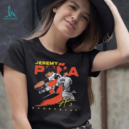 Jeremy Pena Houston Astros Double Shotstop Signature Shirt