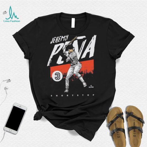 Jeremy Pena Houston Astros Grunge Shotstop Signature Shirt