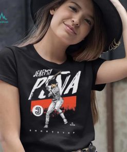 Jeremy Pena Houston Astros Grunge Shotstop Signature Shirt