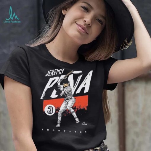 Jeremy Pena Houston Astros Grunge Shotstop Signature Shirt
