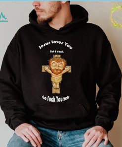Jesus loves you but I dont go fuck yourself chibi shirt2