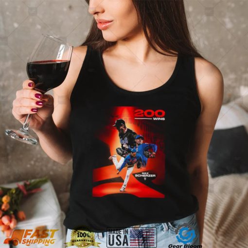 New York Mets Max Scherzer 200 Wins Shirt