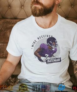 KYpjL0PK Rashod Bateman Baltimore Ravens Dots Wide Receiver shirt2