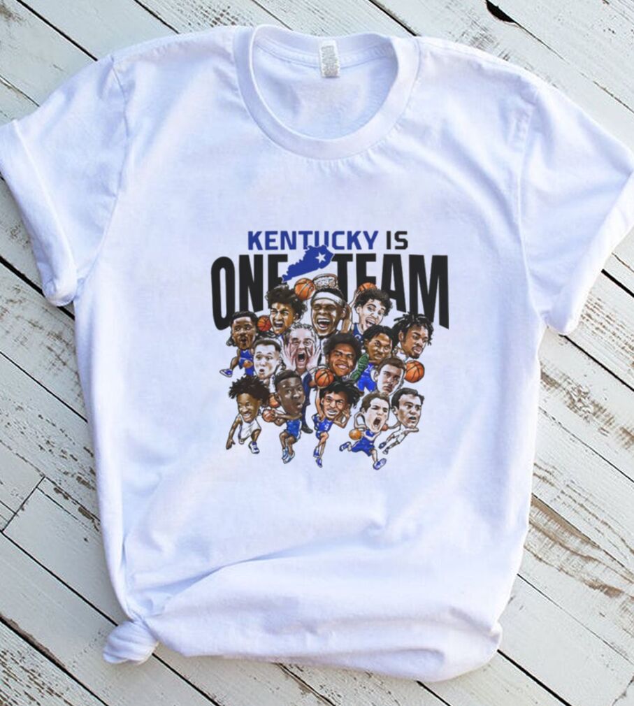 Kentucky MBB Releases One Team One State Relief T Shirt Kentucky MBB Releases One Team One State Relief T Shirt