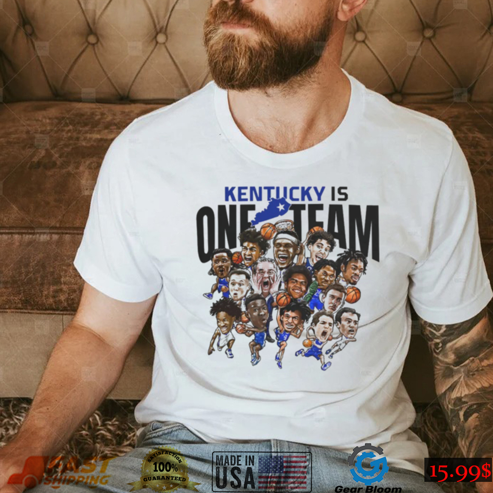 Kentucky MBB Releases One Team One State Relief T Shirt Kentucky MBB Releases One Team One State Relief T Shirt