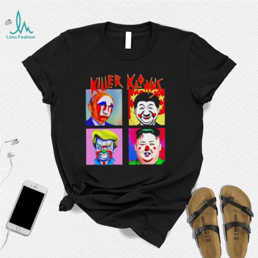 Killer klowns clowns dictator Putin Xi Jinping Trump Kim Jongun Halloween shirt
