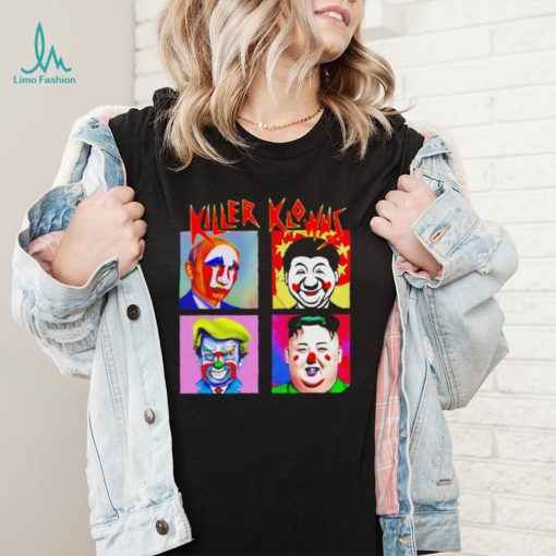 Killer klowns clowns dictator Putin Xi Jinping Trump Kim Jongun Halloween shirt