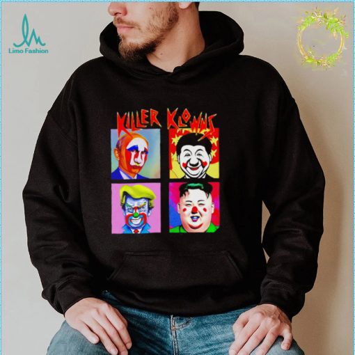 Killer klowns clowns dictator Putin Xi Jinping Trump Kim Jongun Halloween shirt