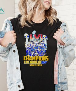 LVI Super Bowl Champions Los Angeles Rams since 1999 signatures shirt