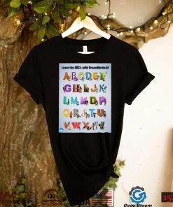 Learn the abcs with characters of dream works jr shirt2