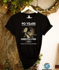Loretta Lynn 90 Years Thank You For The Memories Tshirt1