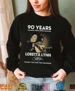 Loretta Lynn 90 Years Thank You For The Memories Tshirt2