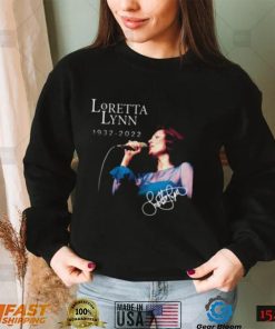 Loretta Lynn Country Music Memories Tshirt 1932 – 20222