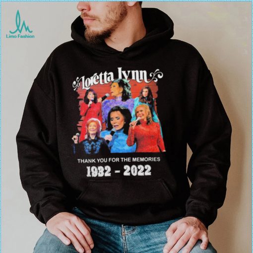 Loretta Lynn Thank You For The Memories 1932 2022 Shirt