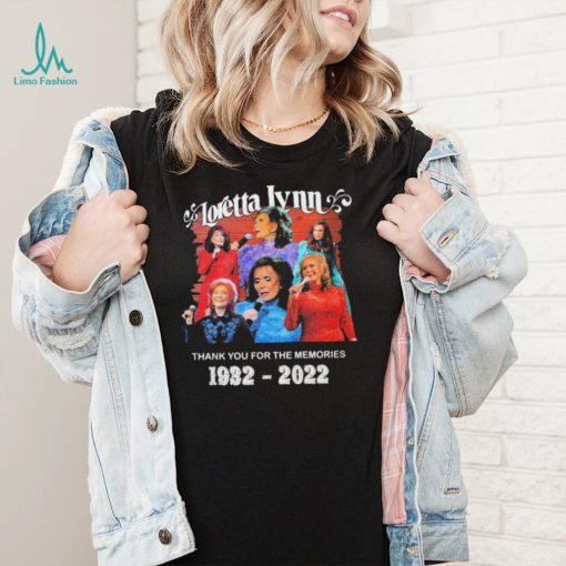 Loretta Lynn Thank You For The Memories 1932 2022 Shirt