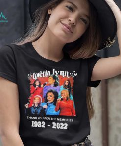 Loretta Lynn Thank You For The Memories 1932 2022 Shirt