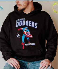 Los Angeles Dodgers Captain America Marvel retro shirt