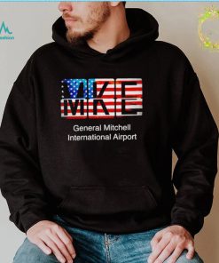 MKE General Mitchell International Airport American flag shirt2