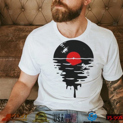 Melting Vinly Record Dj Music shirt