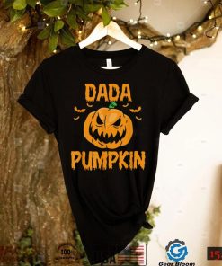 Mens Dada Pumpkin Matching Family Halloween T Shirt