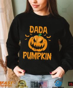 Mens Dada Pumpkin Matching Family Halloween T Shirt1