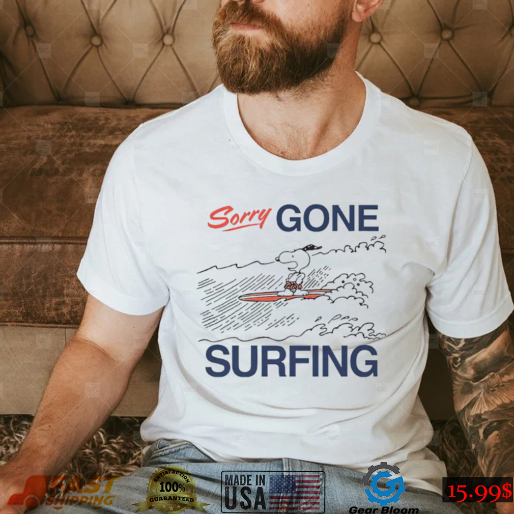 Men’s Snoopy Sorry Gone Surfing shirt Men’s Snoopy Sorry Gone Surfing shirt
