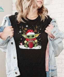 Merry Christmas Baby Yoda Christmas T shirt Star Wars Funny Gift