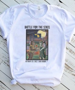 Michigan Wolverines vs Michigan State Spartans mascot battle for the State 2022 shirt