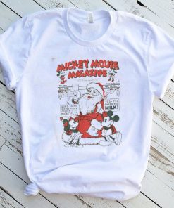Mickey And Santa Claus Disney Christmas T Shirt