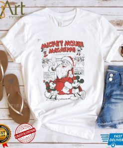 Mickey And Santa Claus Disney Christmas T Shirt