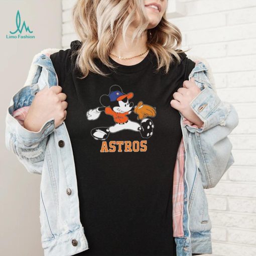 Mickey Mouse Play Baseball Houston Astros Shirt