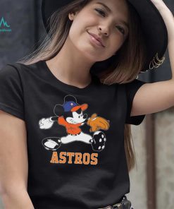 Mickey Mouse Play Baseball Houston Astros Shirt