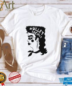 Mullet Society hair art shirt