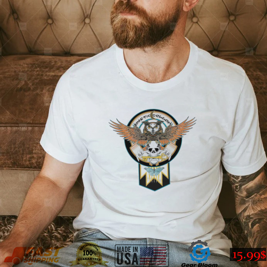 Mystic Cellar Totem Owl and skull logo shirt Mystic Cellar Totem Owl and skull logo shirt