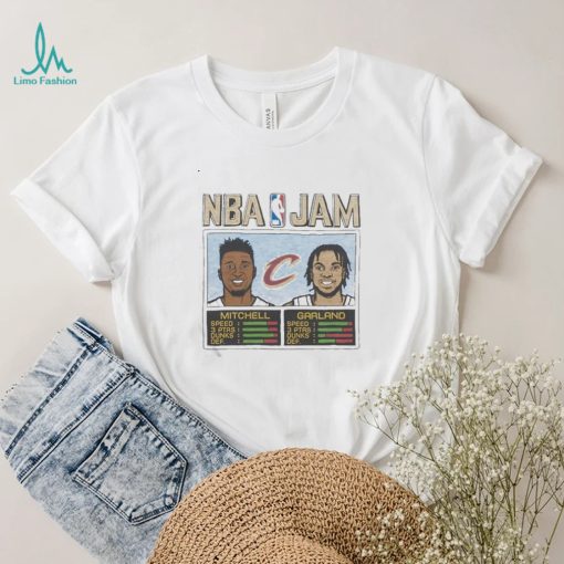 NBA Jam NBA Cleveland Cavaliers Mitchell And Garland shirt