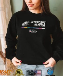 NFL Intercept Cancer Philadelphia Eagles Crucial Catch Breast Cancer T Shirt
