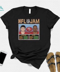 NFL Jam 49ers Young And Rice 2022 shirt