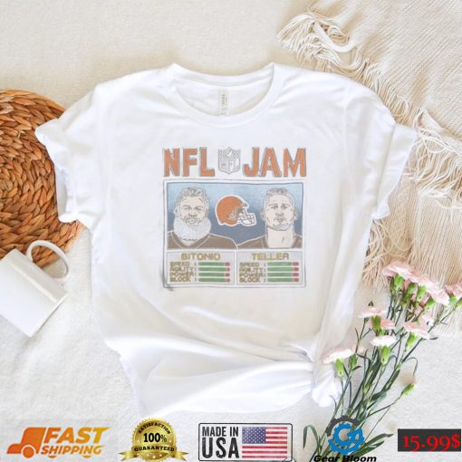 NFL Jam Cleveland Browns Bitonio And Teller shirt