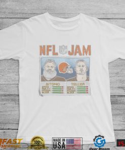 NFL Jam Cleveland Browns Bitonio And Teller shirt3