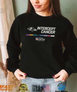 NFL Shop Baltimore Ravens Crucial Catch Intercept Cancer T Shirt