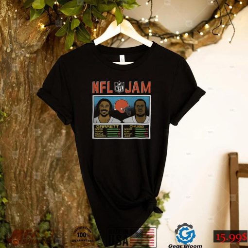 NFL Shop NFL Jam Cleveland Browns Myles Garrett And Nick Chubb T Shirt