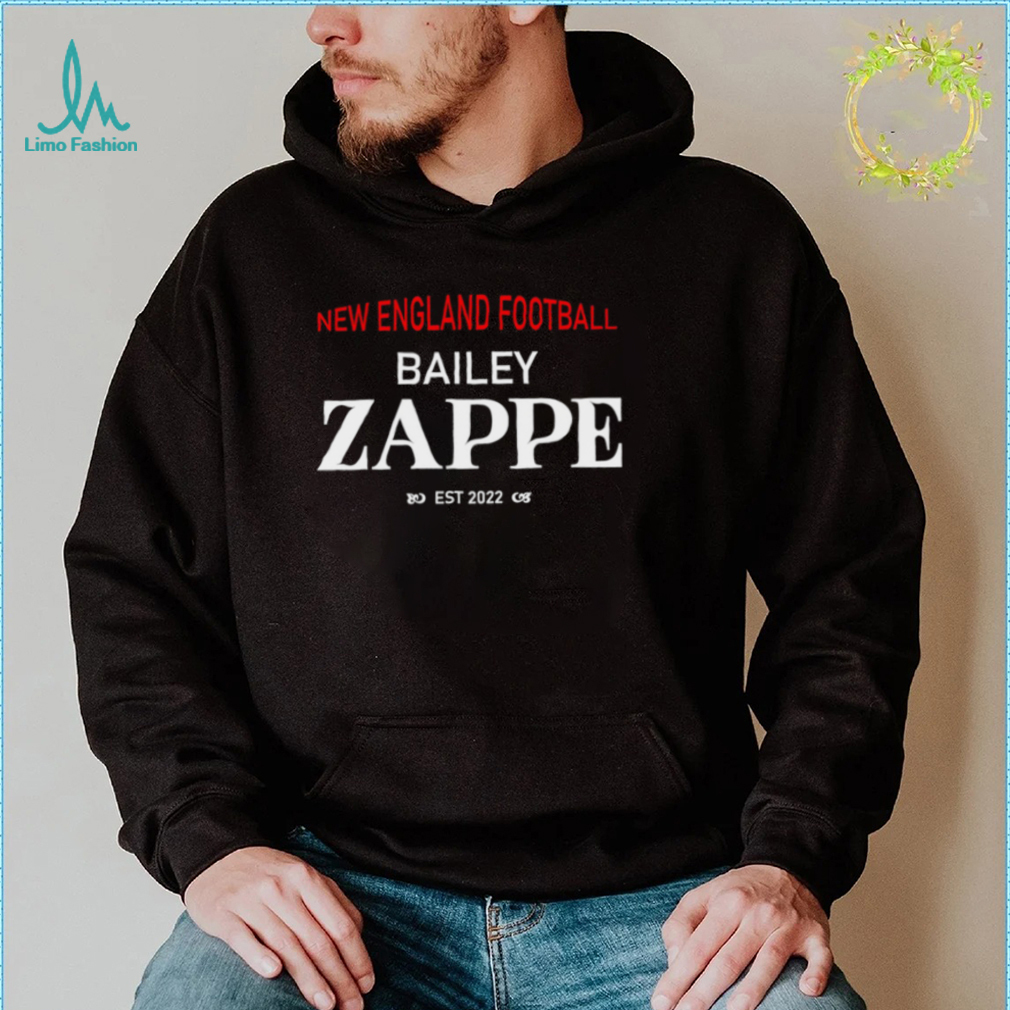 Bailey Zappe New England Patriots Noun Him T Shirt - Limotees