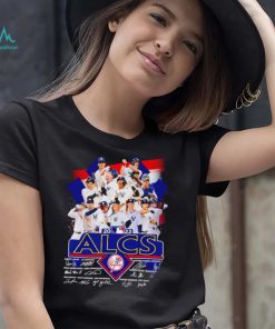 New York Yankees ALCS 2022 signatures shirt