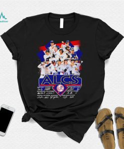 New York Yankees ALCS 2022 signatures shirt