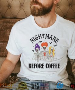 Nightmare Before coffe Hocus Pocus Skeleton Tshirt